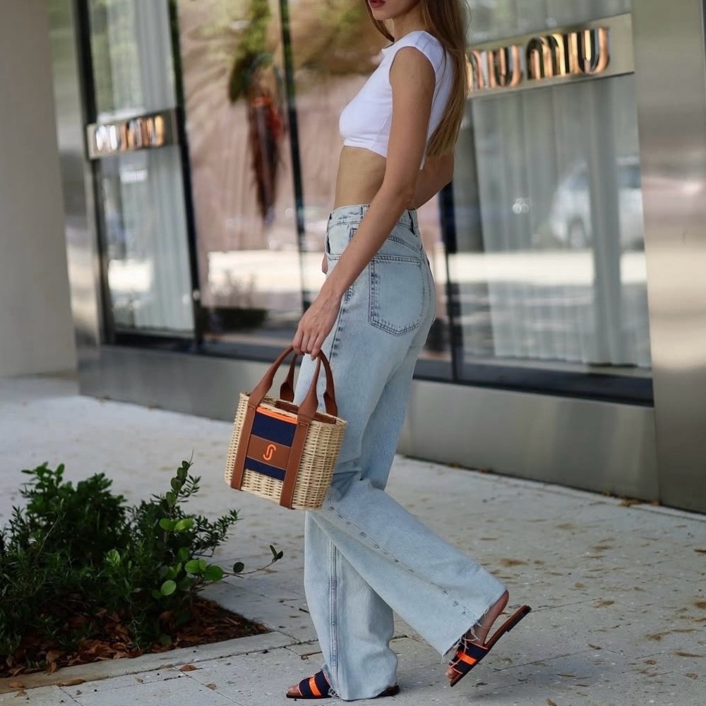 JJ ICONIC DENIM BASKET BAG| New - Picture 4 of 11